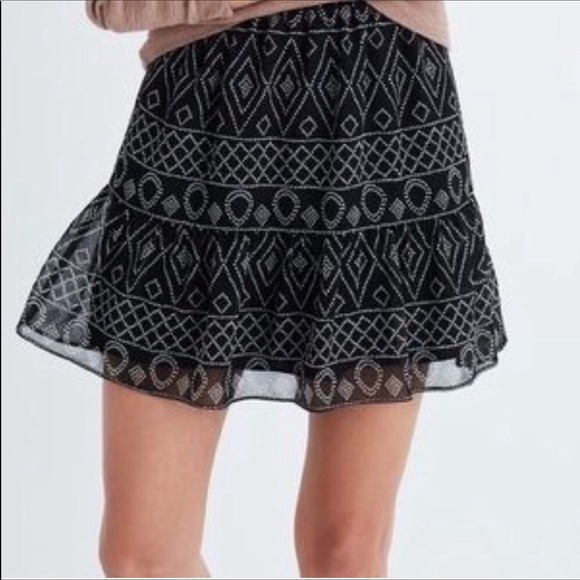 Madewell Skirts Nwt Madewell Caravan Print Mini Skirt Poshmark